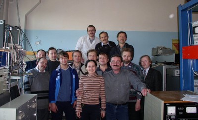 Сотрудники лаборатории молекулярной спектроскопи Сотрудники лаборатории молекулярной спектроскопи